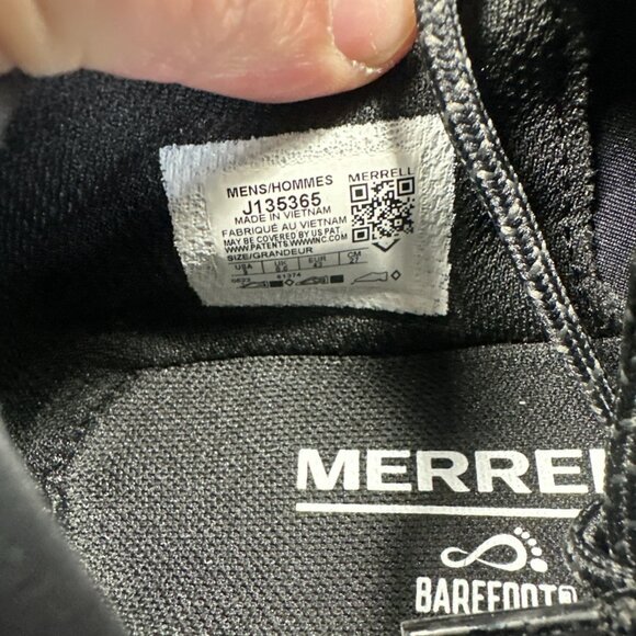 Merrell Vapor Glove 5 Men\'s Black Barefoot Vibram Sneaker Shoes, Size US 9 main image 4